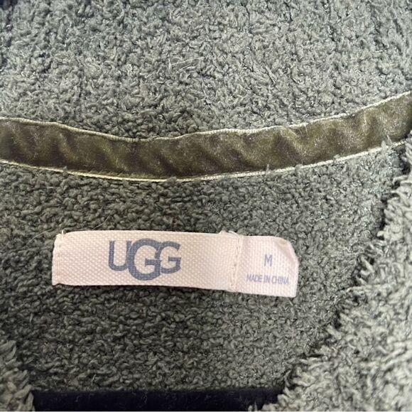 UGG Mock Neck Cropped Heddie Sweater - Military Green M - Picture 3 of 6
